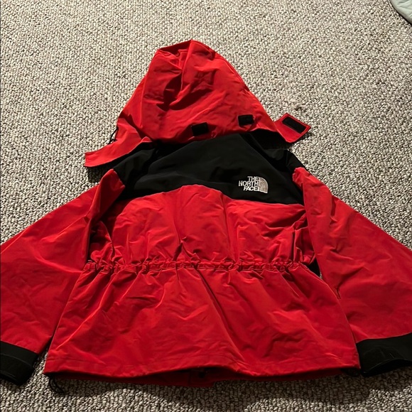 The North Face Red and Black Weather-Resistant Raincoat - Picture 8 of 8